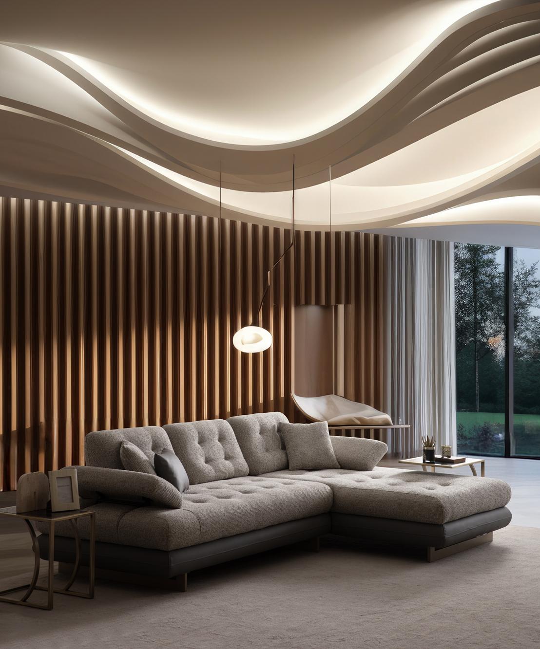 Lunza Relax Corner Sofa (SG) by Netline Interiors