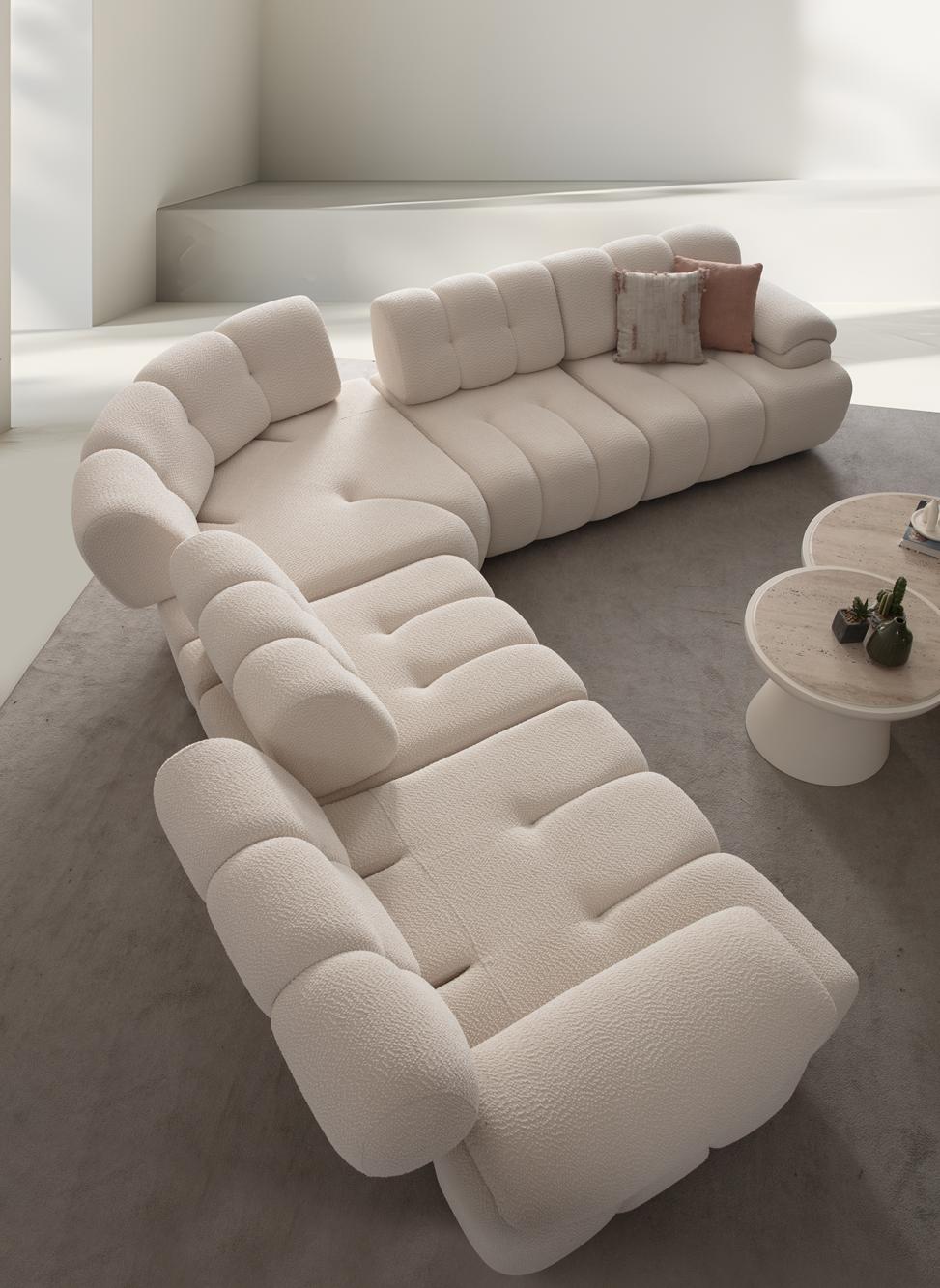 Hestia Modular Sleeper Corner Sofa Set (SG) by Netline Interiors