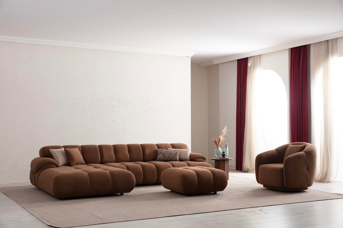 New Hestia Modular Sleeper Corner Sofa Set (SG) by Netline Interiors