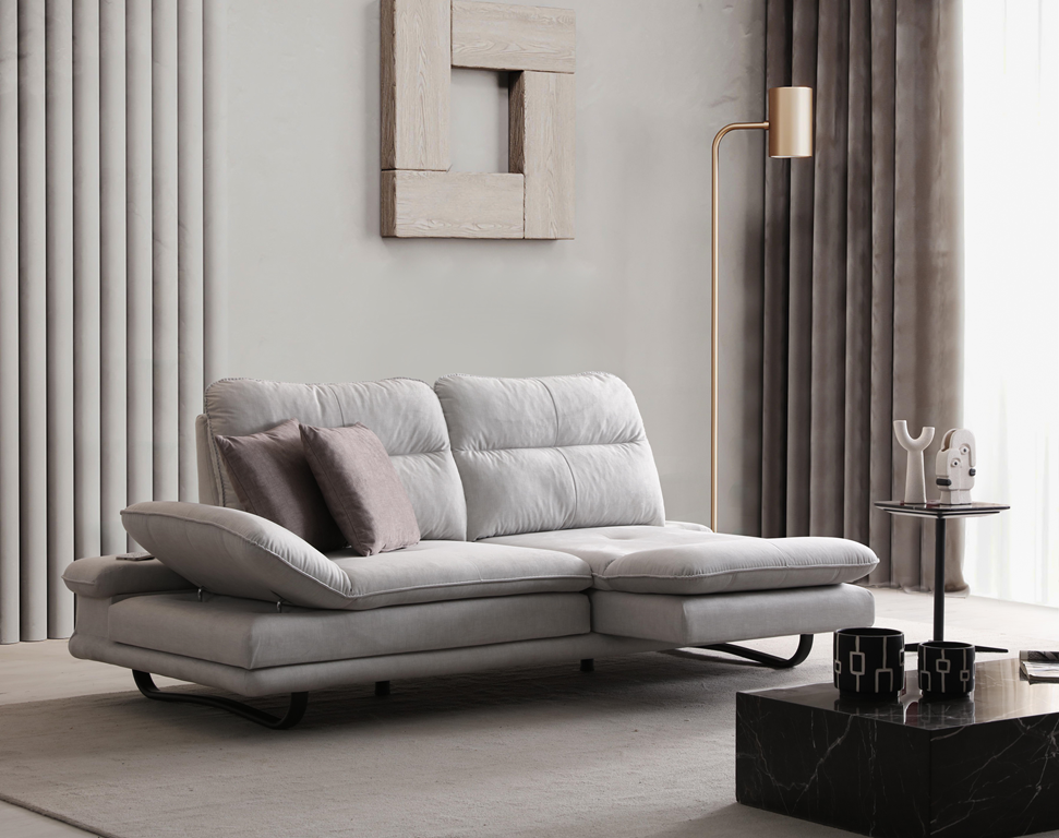 Netline Home Interior Fiesta 3-seater sofa with plush cushions and modern design, ideal for stylish everyday living spaces.