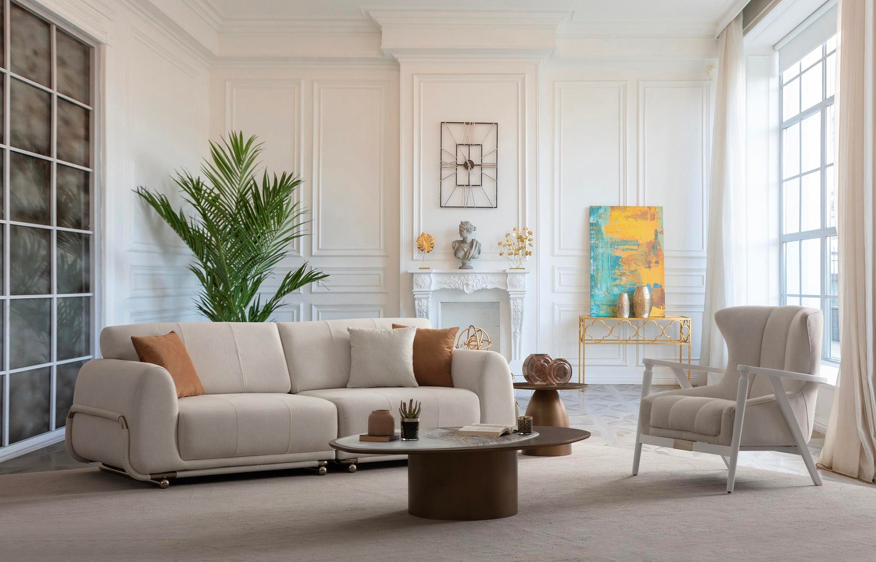 San Juan Sleeper Sofa Set (SG) by Netline Interiors