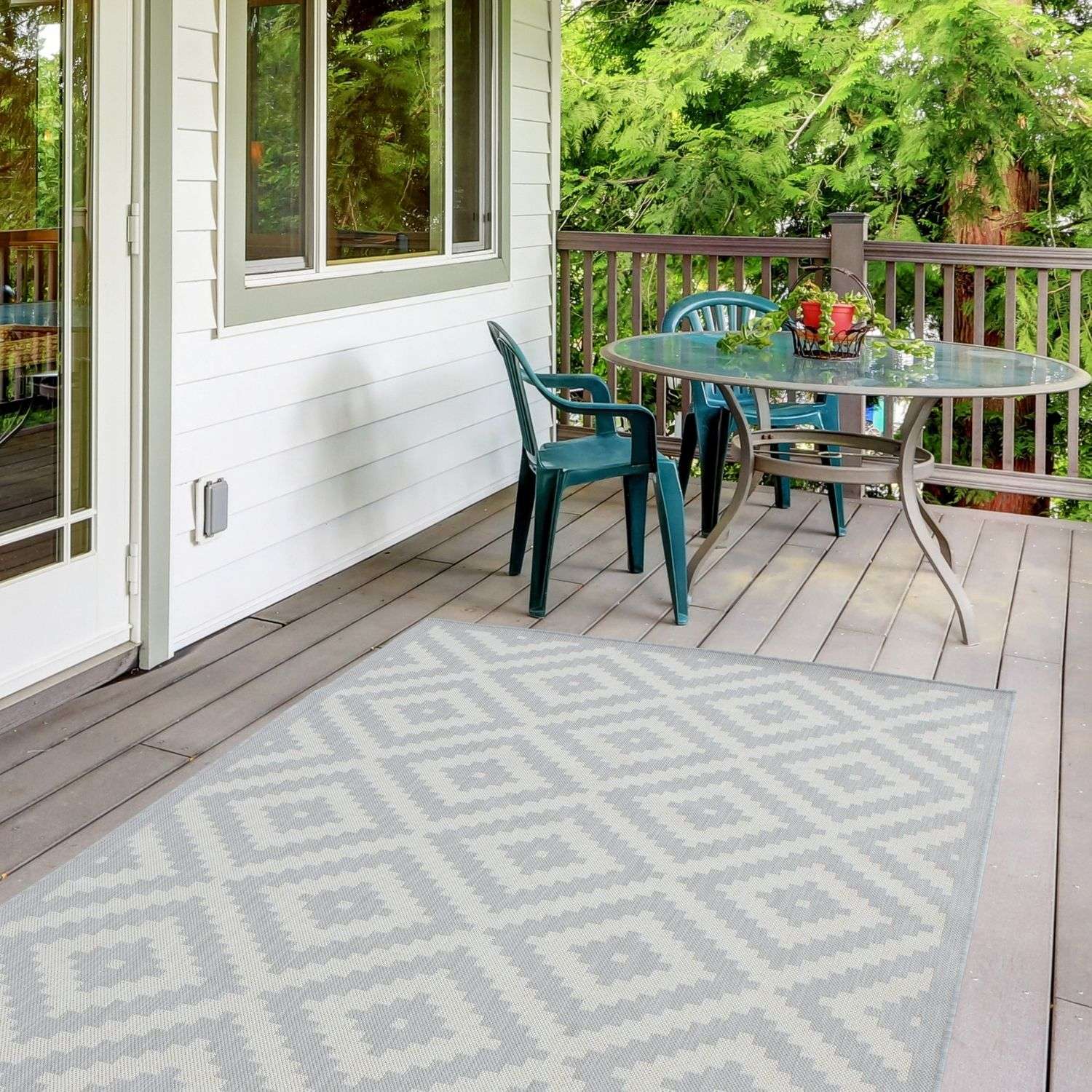 Ecology Outdoor Rug Grey | 100g