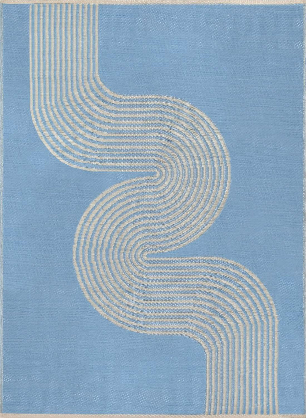 Urban Outdoor Rug Blue & Beige – 1010