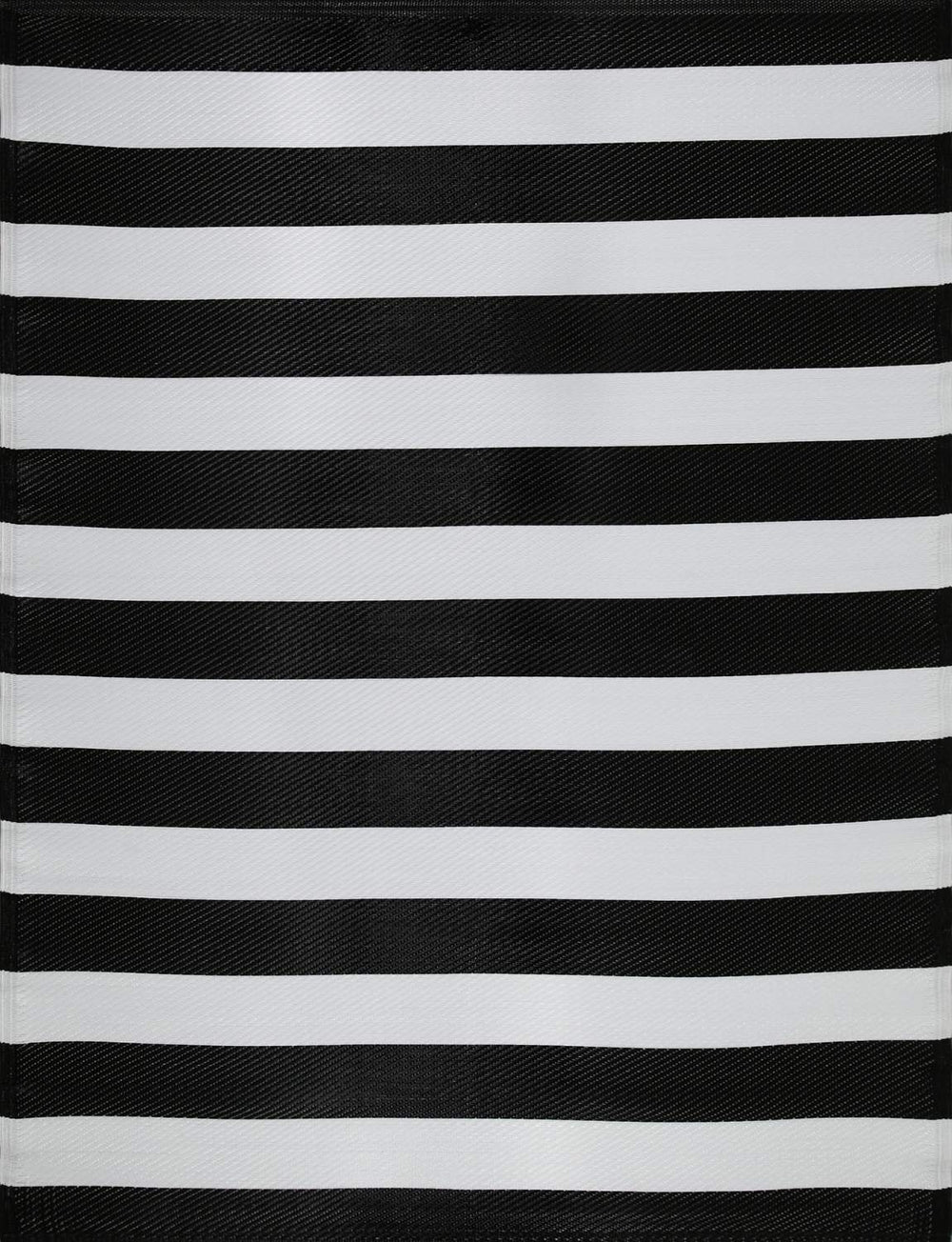 Rainbow Outdoor Rug Black & White – 1030