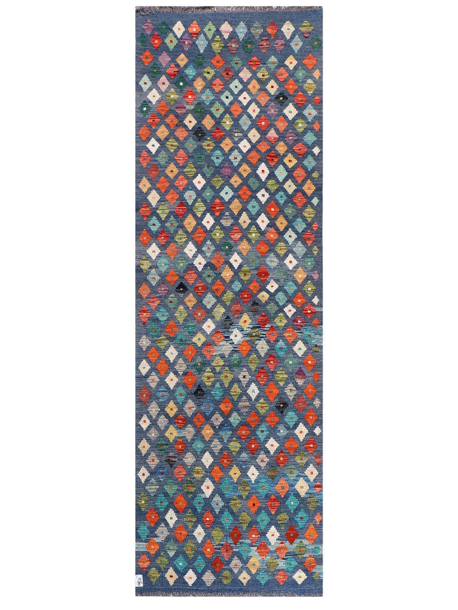 Maimana Afghanistan Kilim Runner - 291 x 94 cm
