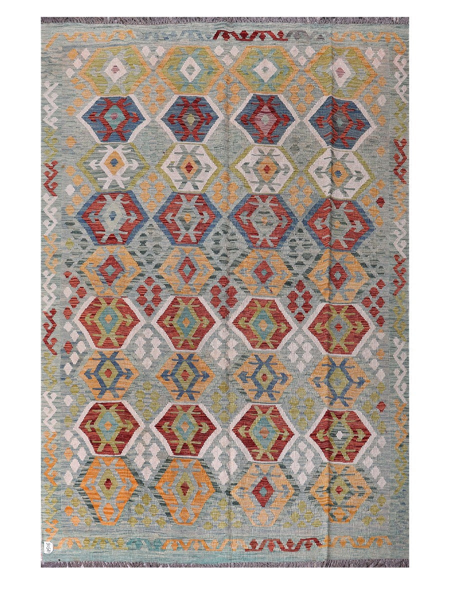 Maimana Afghanistan Kilim Rug - 290 x194 cm