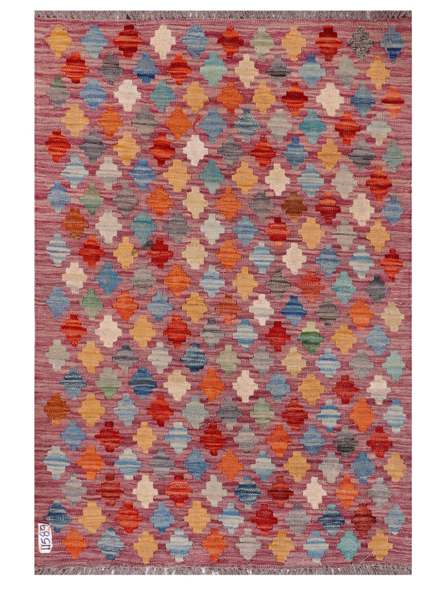 Maimana Afghanistan Kilim Rug - 117 x 85 cm