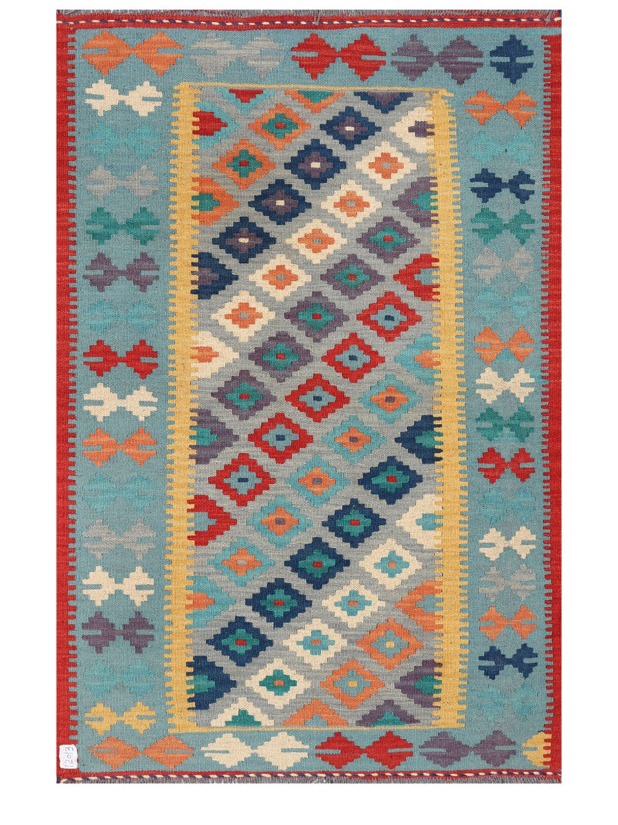 Maimana Afghanistan Kilim Rug - 154 x104 cm