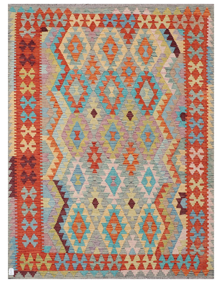 Maimana Afghanistan Kilim Rug - 193 x150 cm