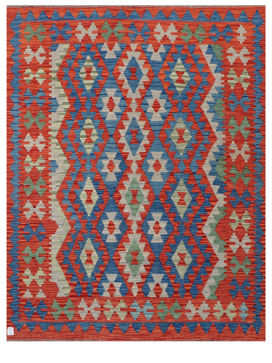 Maimana Afghanistan Kilim Rug - 194 x155 cm