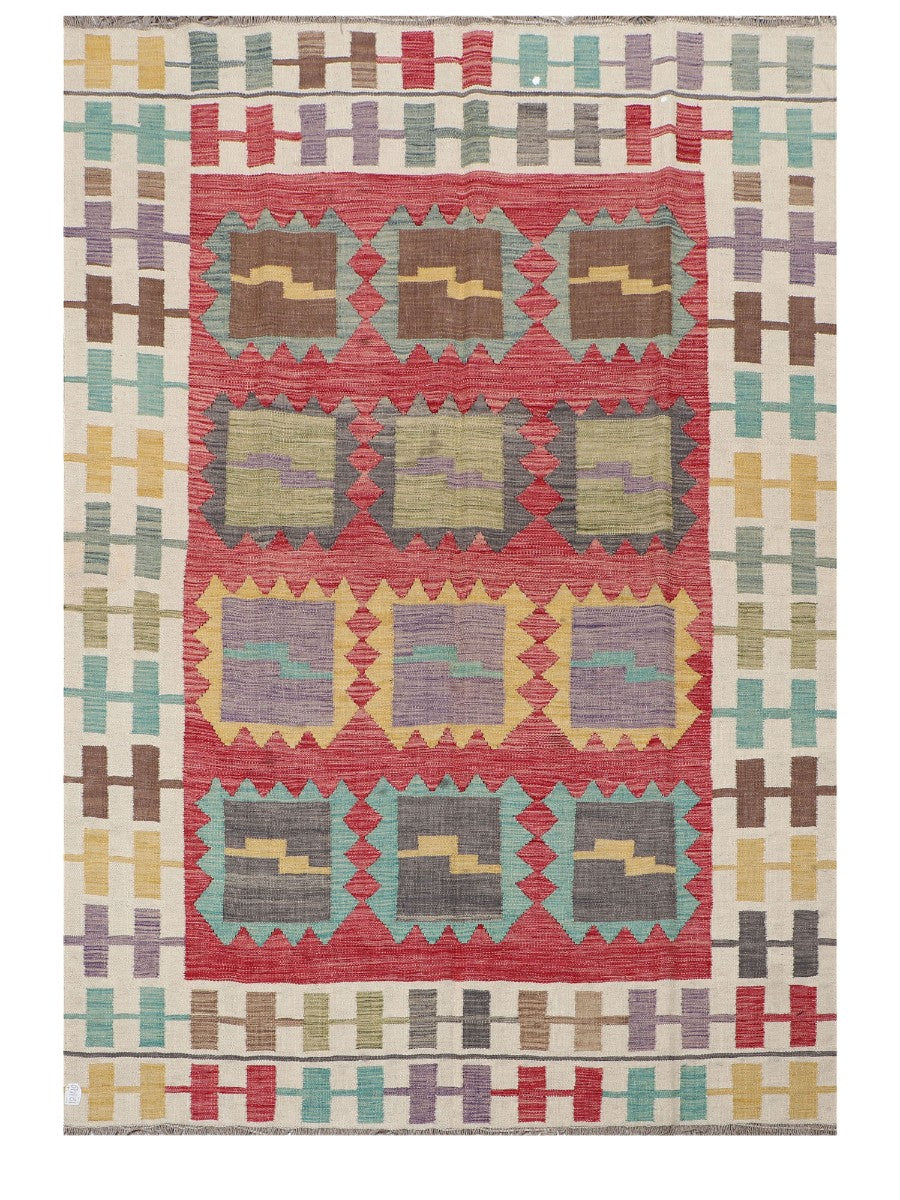Maimana Afghanistan Kilim Rug - 244 x172 cm