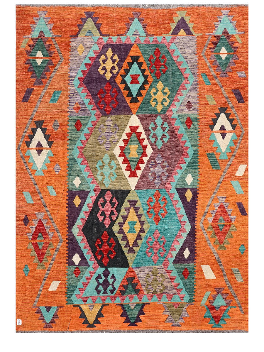 Maimana Afghanistan Kilim Rug - 249 x180 cm