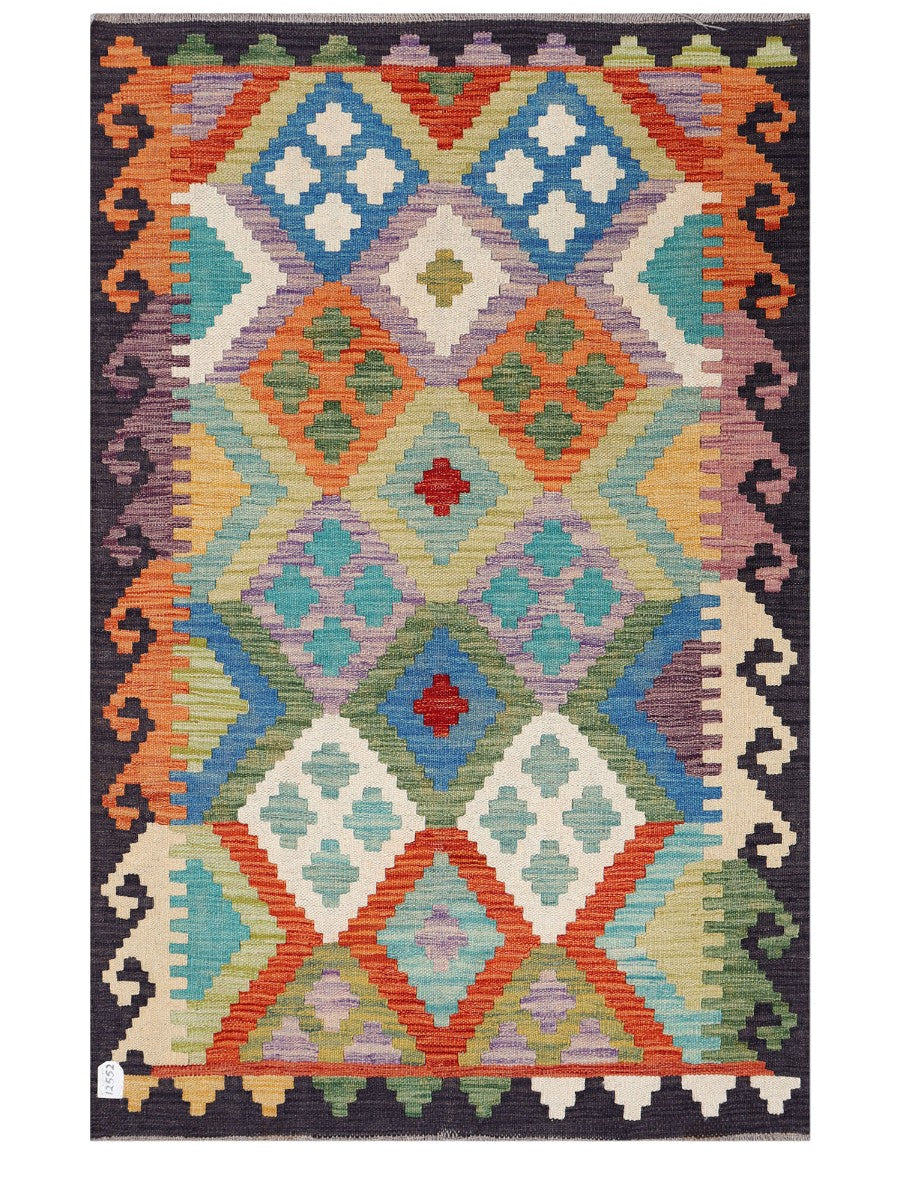 Maimana Afghanistan Kilim Rug - 149 x99 cm