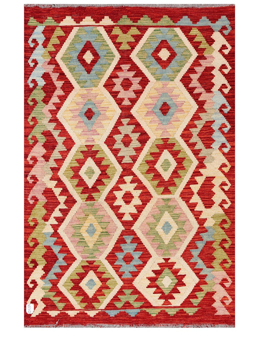 Maimana Afghanistan Kilim Rug - 150 x101 cm