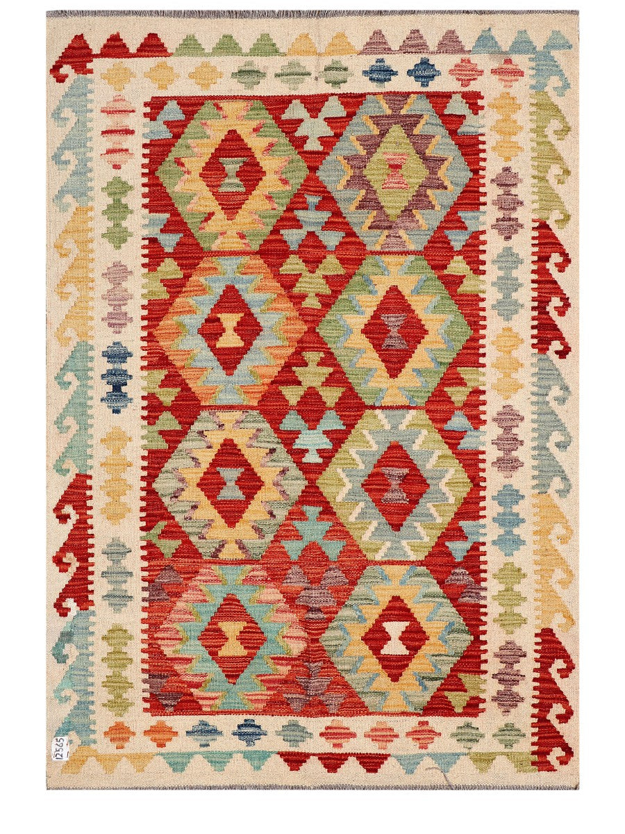 Maimana Afghanistan Kilim Rug - 147 x104 cm