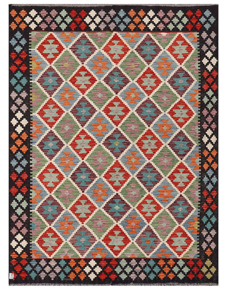 Maimana Afghanistan Kilim Rug - 232 x173 cm