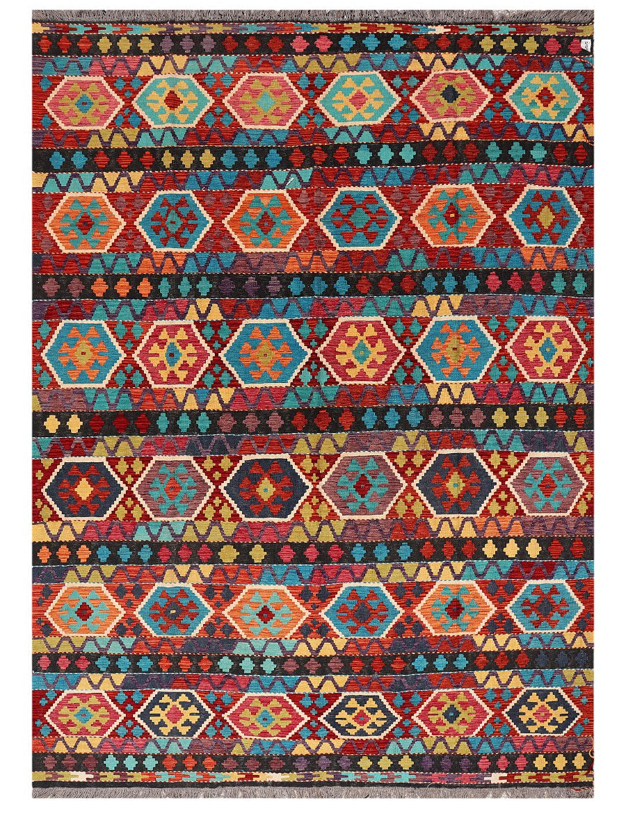 Maimana Afghanistan Kilim Rug - 355 x253 cm