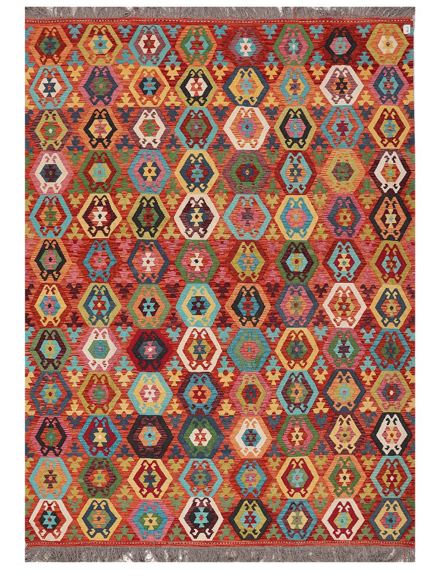 Maimana Afghanistan Kilim Rug - 347 x251 cm