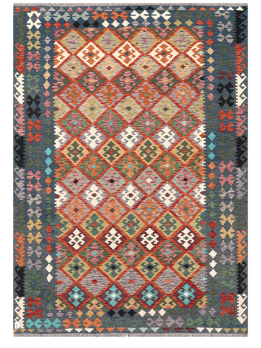 Maimana Afghanistan Kilim Rug - 290 x204 cm