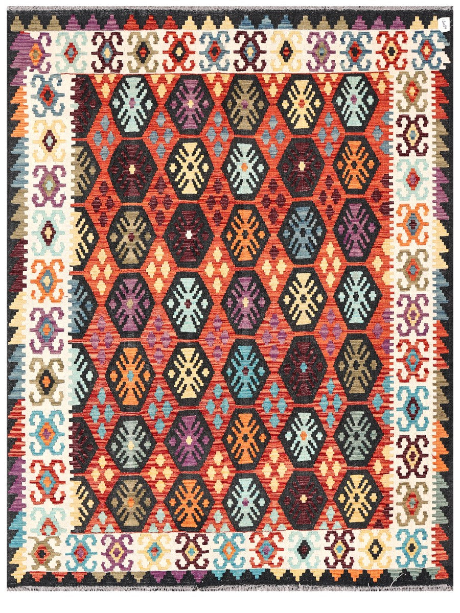 Maimana Afghanistan Kilim Rug - 236 x180 cm