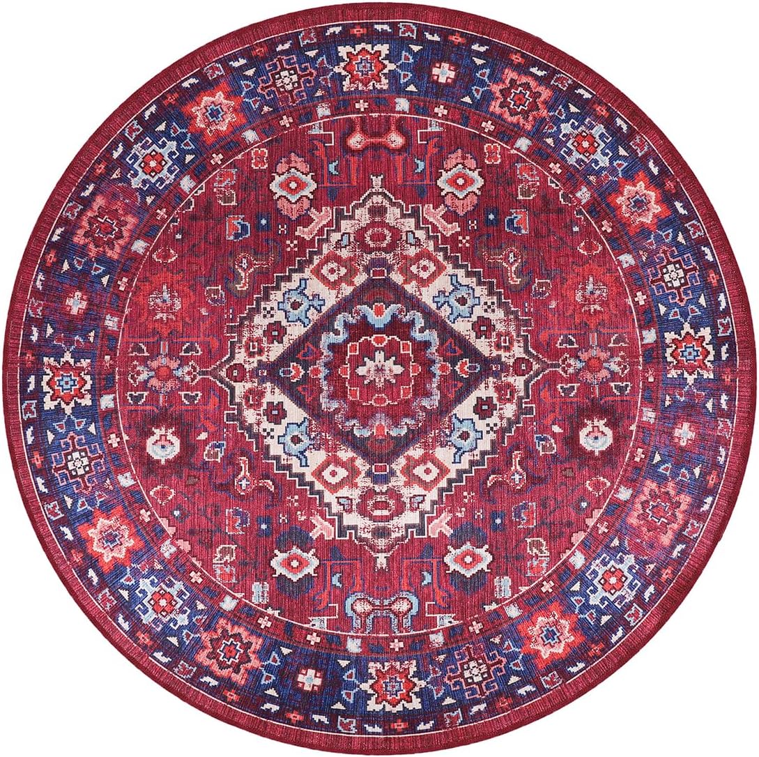 Netline Home Rugs Depot Geometric Black & White Patchwork Washable Rug Design 1307