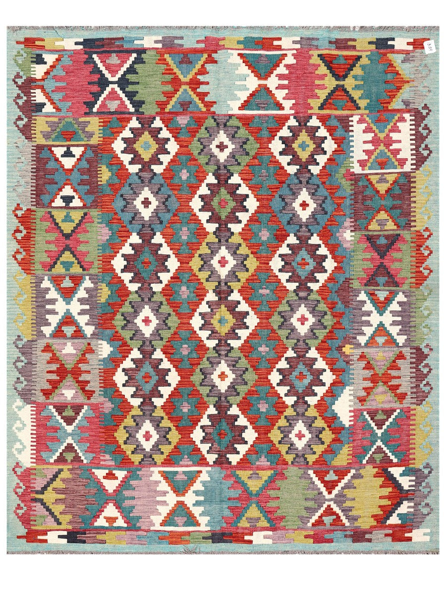 Maimana Afghanistan Kilim Rug - 244 x200 cm