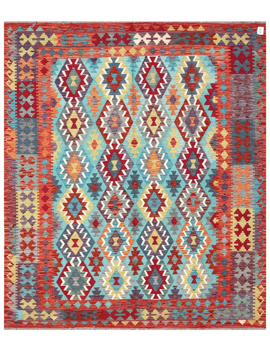 Maimana Afghanistan Kilim Rug - 240 x204 cm