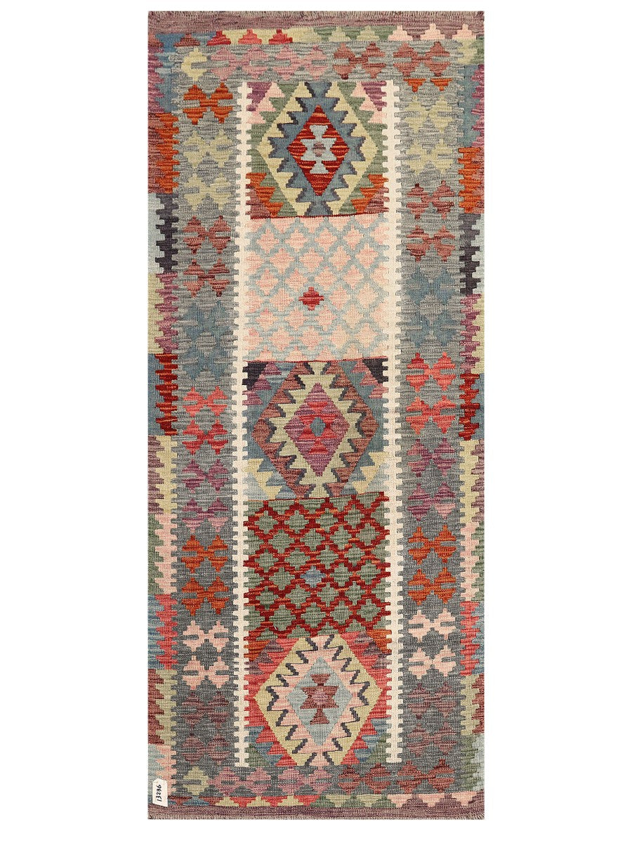 Maimana Afghanistan Kilim Rug - 192 x82 cm