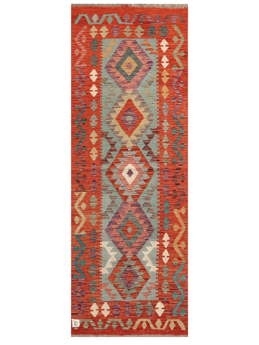 Maimana Afghanistan Kilim Rug - 199 x72 cm
