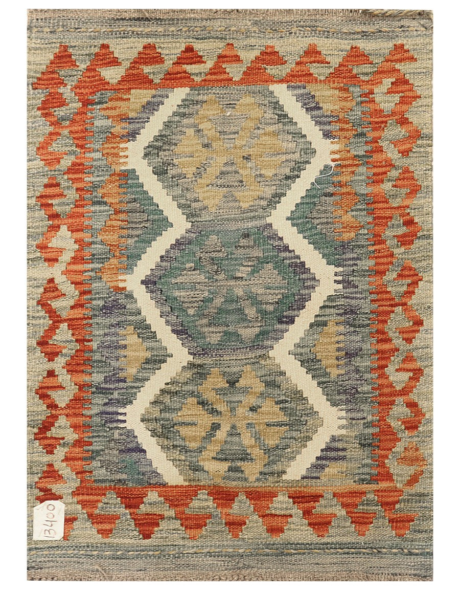 Maimana Afghanistan Kilim Rug - 80 x 59 cm