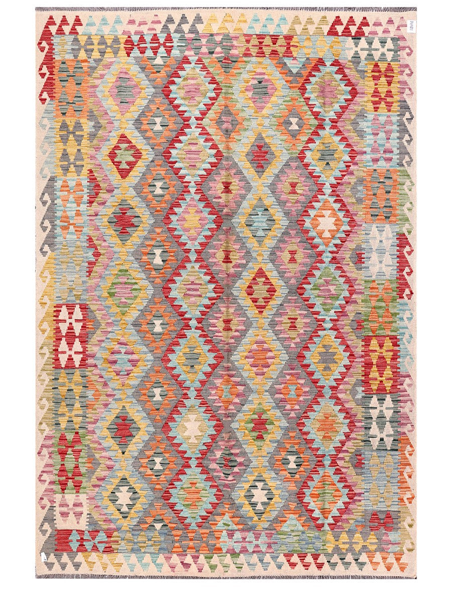 Maimana Afghanistan Kilim Rug - 296 x201 cm