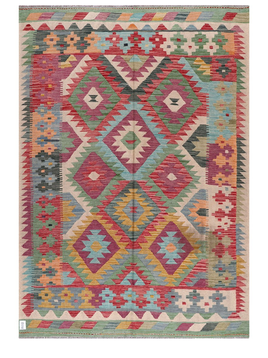 Maimana Afghanistan Kilim Rug - 243 x172 cm