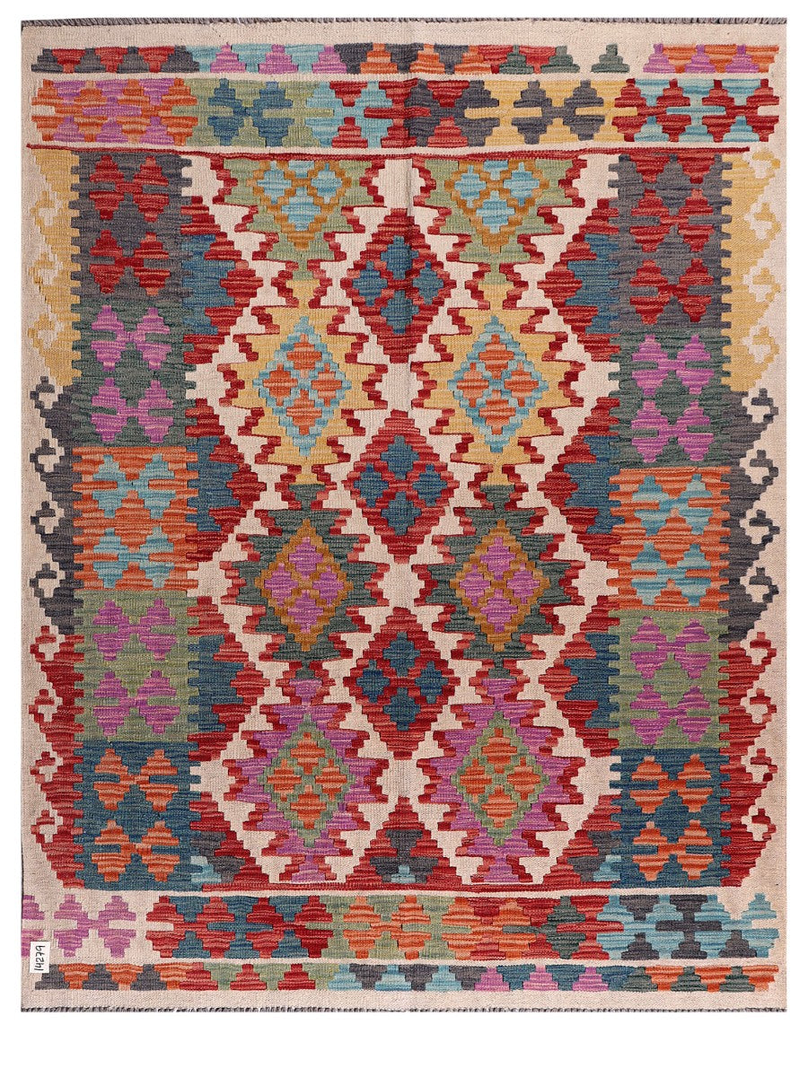 Maimana Afghanistan Kilim Rug - 195 x154 cm