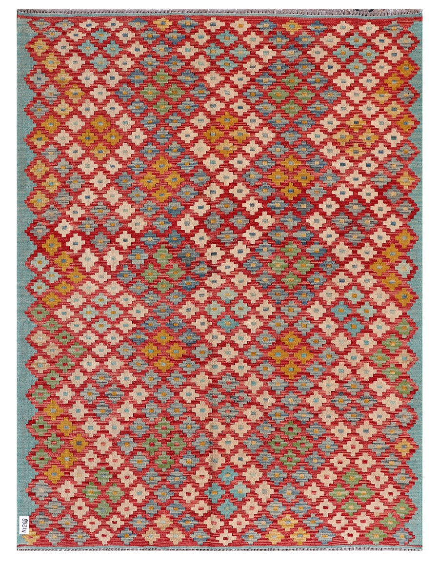 Maimana Afghanistan Kilim Rug - 202 x155 cm