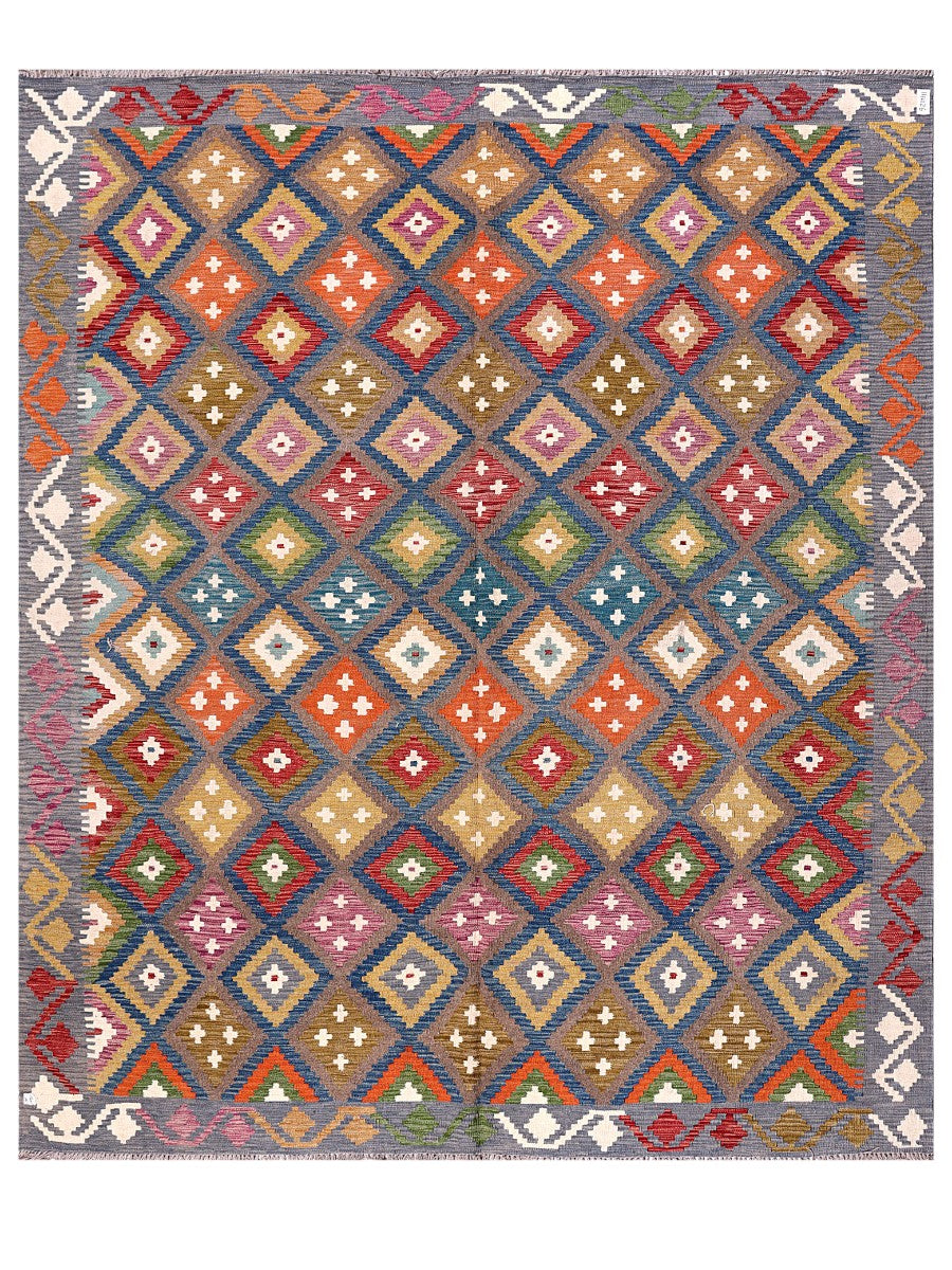 Maimana Afghanistan Kilim Rug - 300 x256 cm