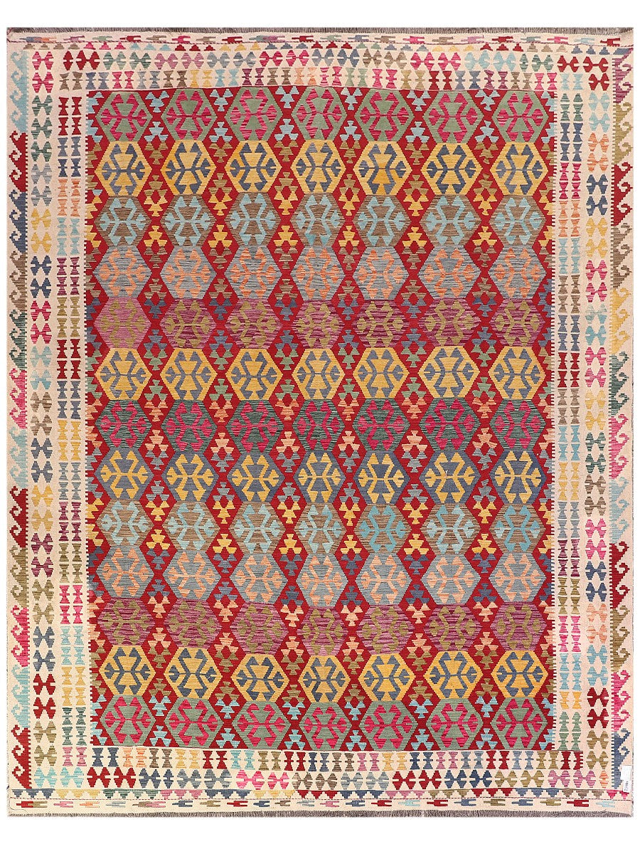 Maimana Afghanistan Kilim Rug - 399 x321 cm