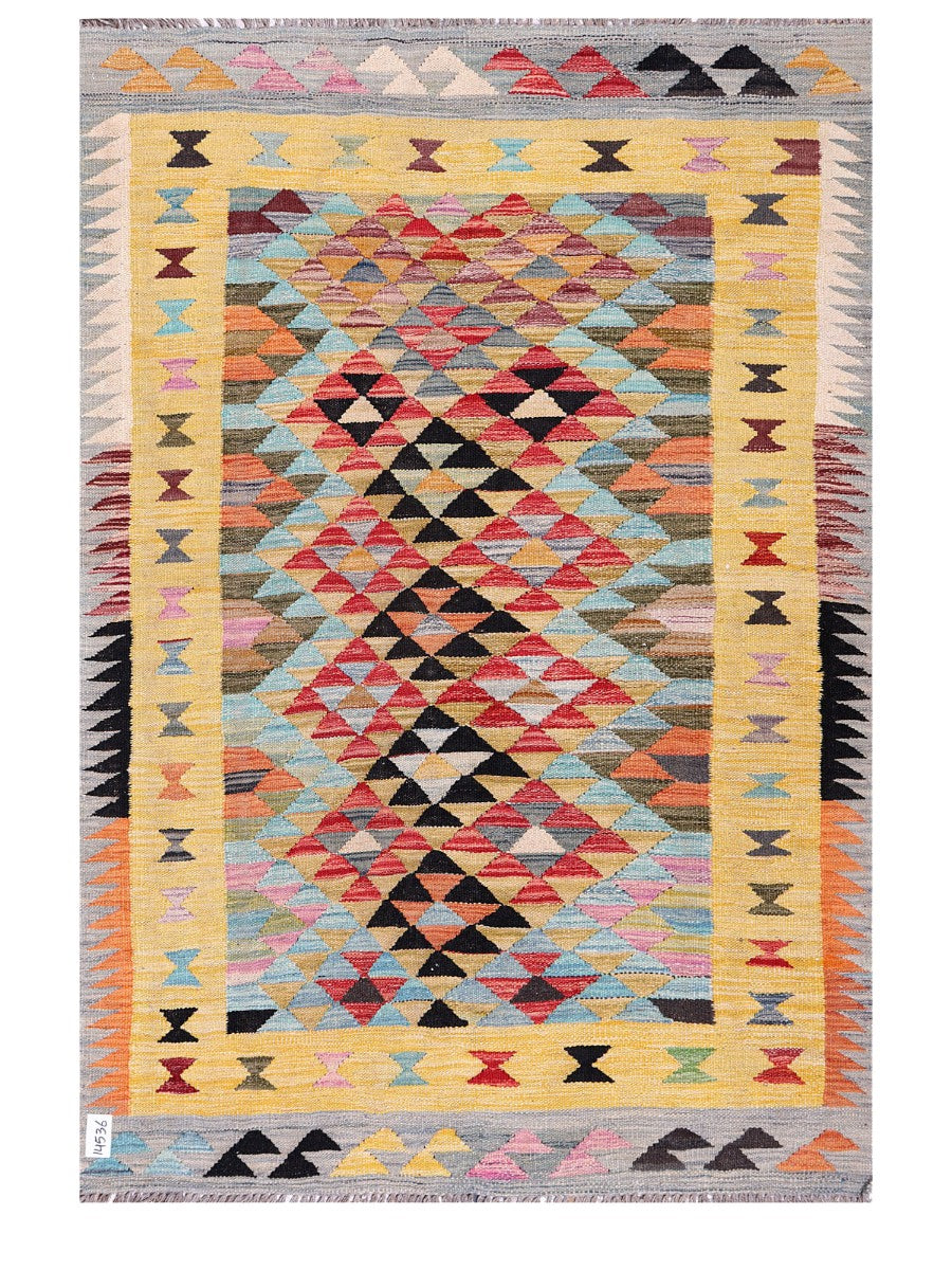 Maimana Afghanistan Kilim Rug - 174 x120 cm