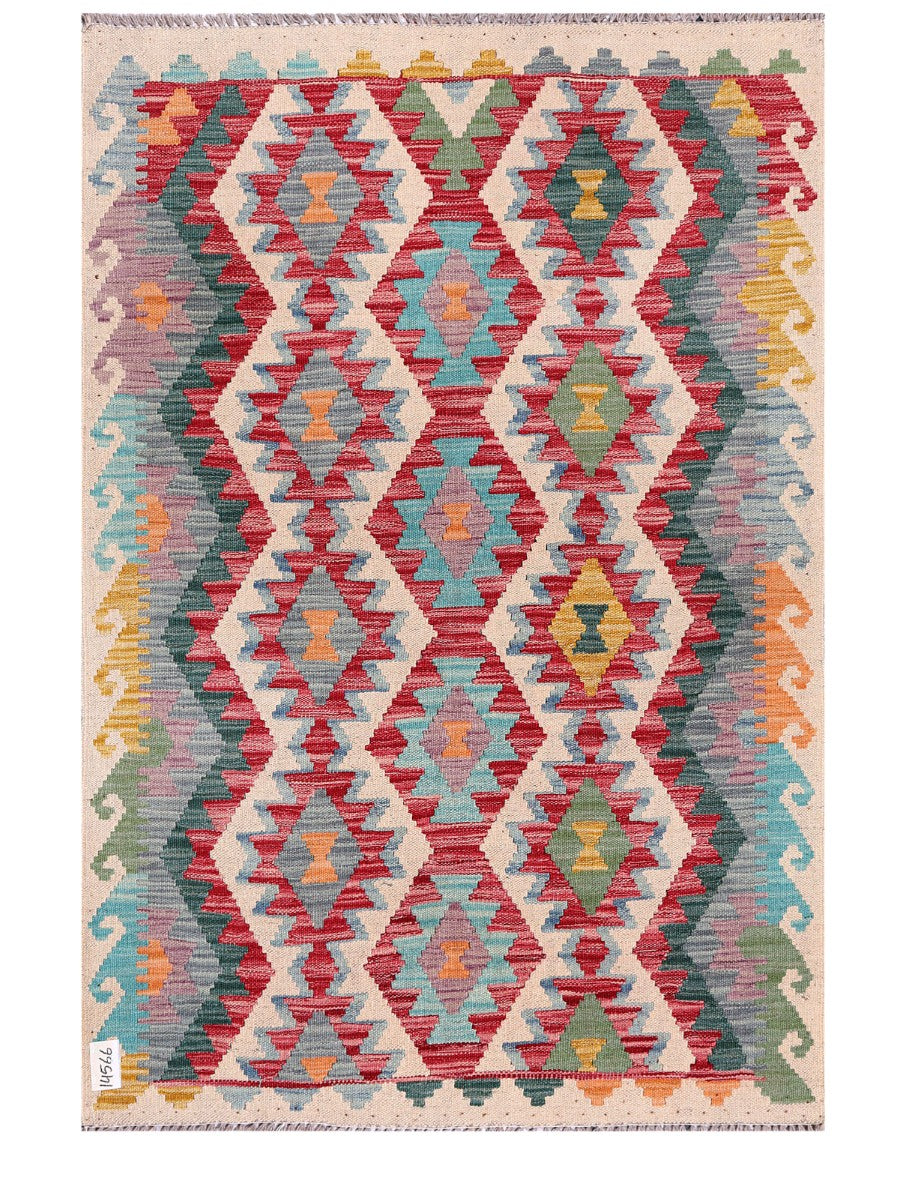 Maimana Afghanistan Kilim Rug - 150 x103 cm