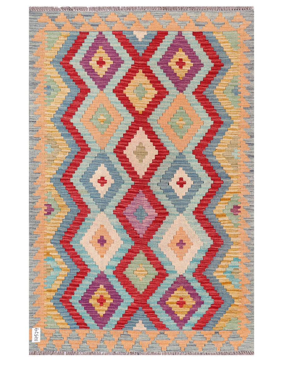 Maimana Afghanistan Kilim Rug - 150 x100 cm