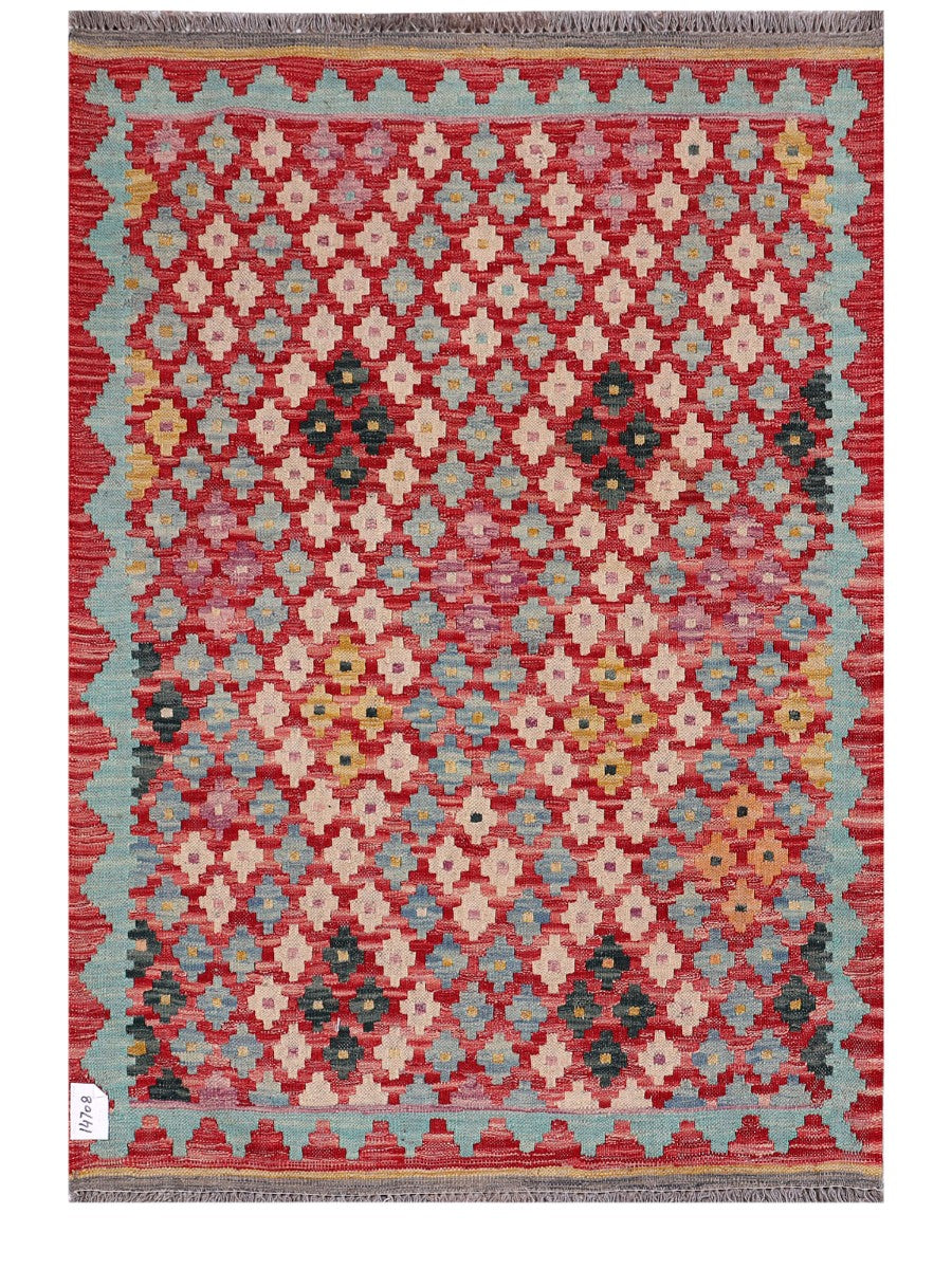 Maimana Afghanistan Kilim Rug - 150 x106 cm