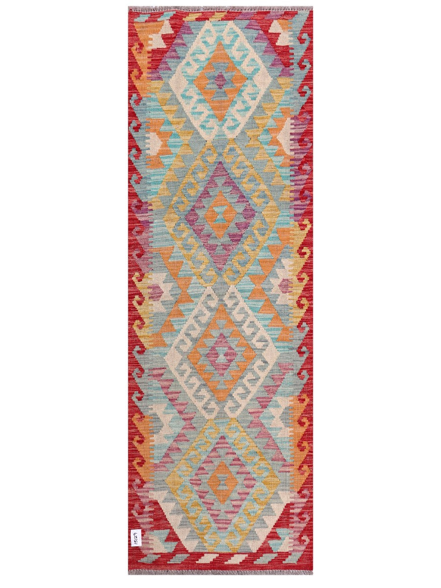 Maimana Afghanistan Kilim Rug - 210 x70 cm