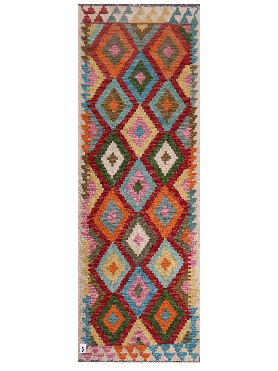 Maimana Afghanistan Kilim Runner - 248 x 86 cm