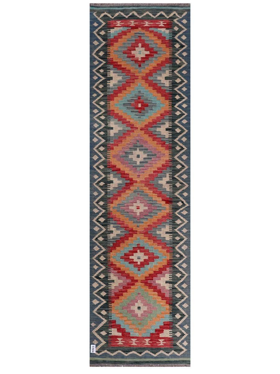Maimana Afghanistan Kilim Runner - 290 x 82 cm