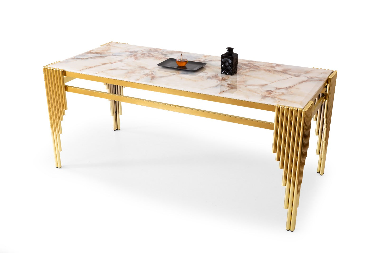 Netline Home Interior Zeus coffee table with sleek wooden surface and modern design, ideal for stylish living room accents.