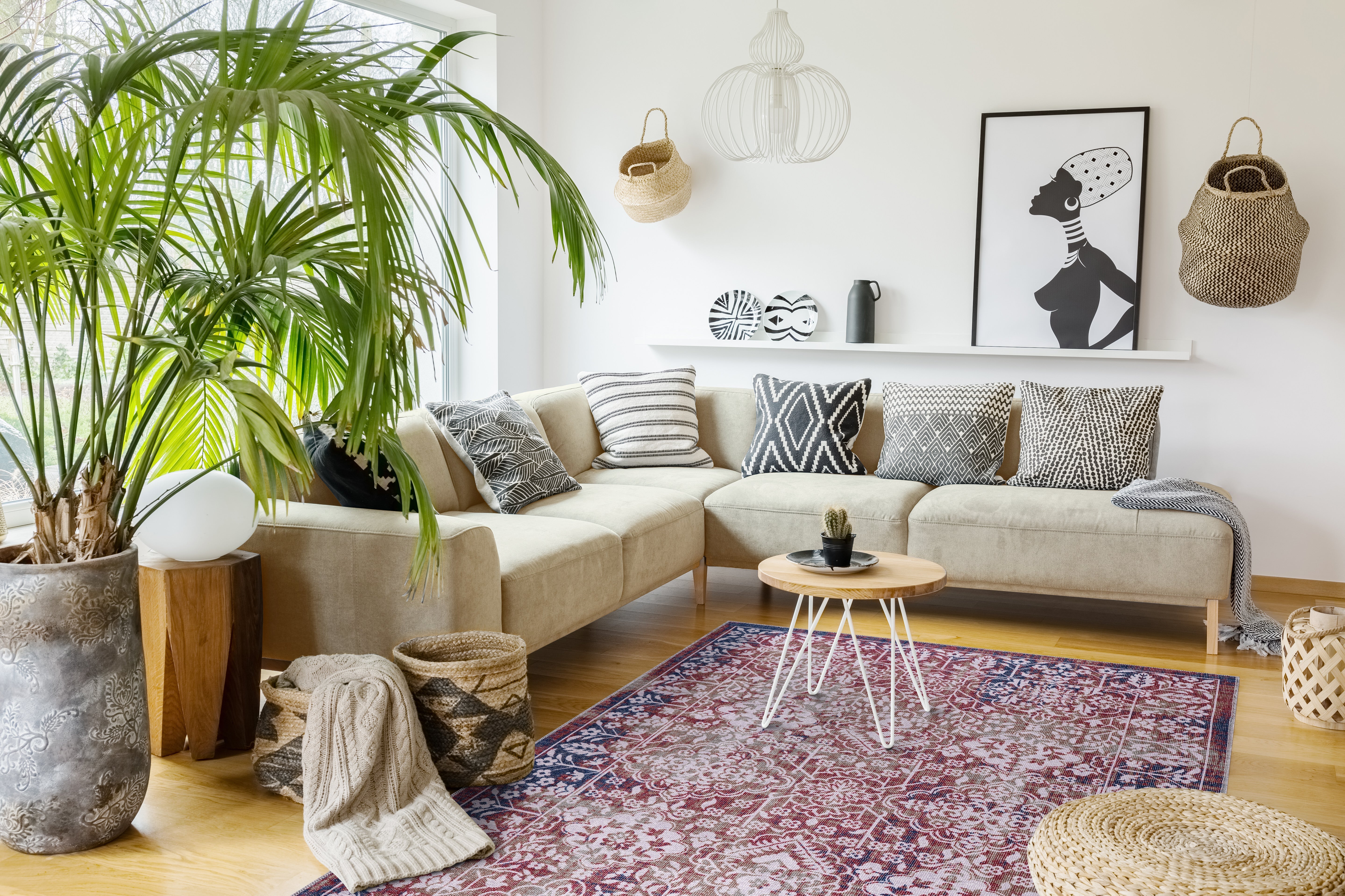 Netline Home Rugs Depot Kilim Red Medallion Washable Rug Design 1486