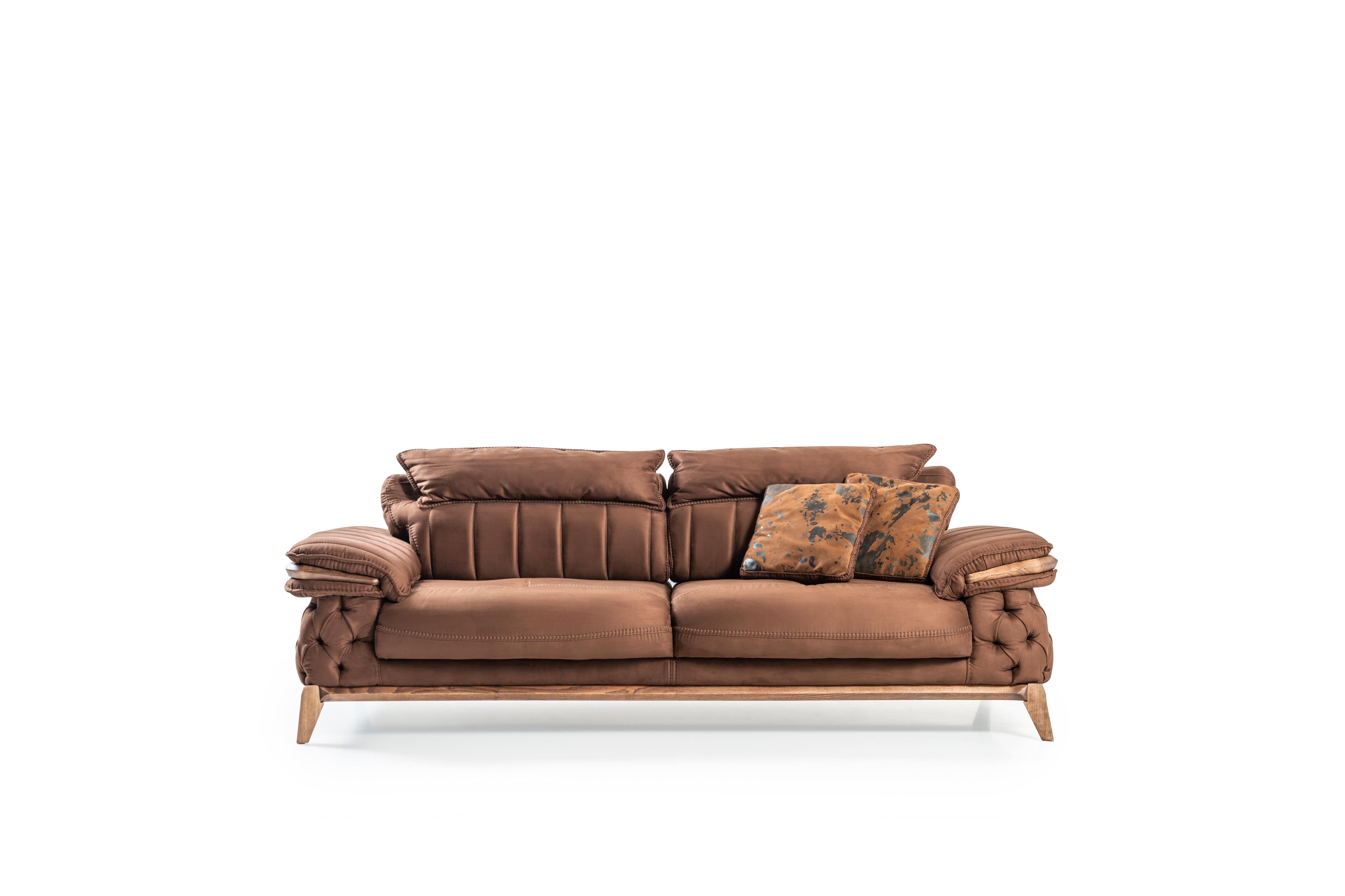Netline Home Interior Maserati 3 Seater Sofa with plush cushions and modern design, ideal for stylish everyday living spaces.