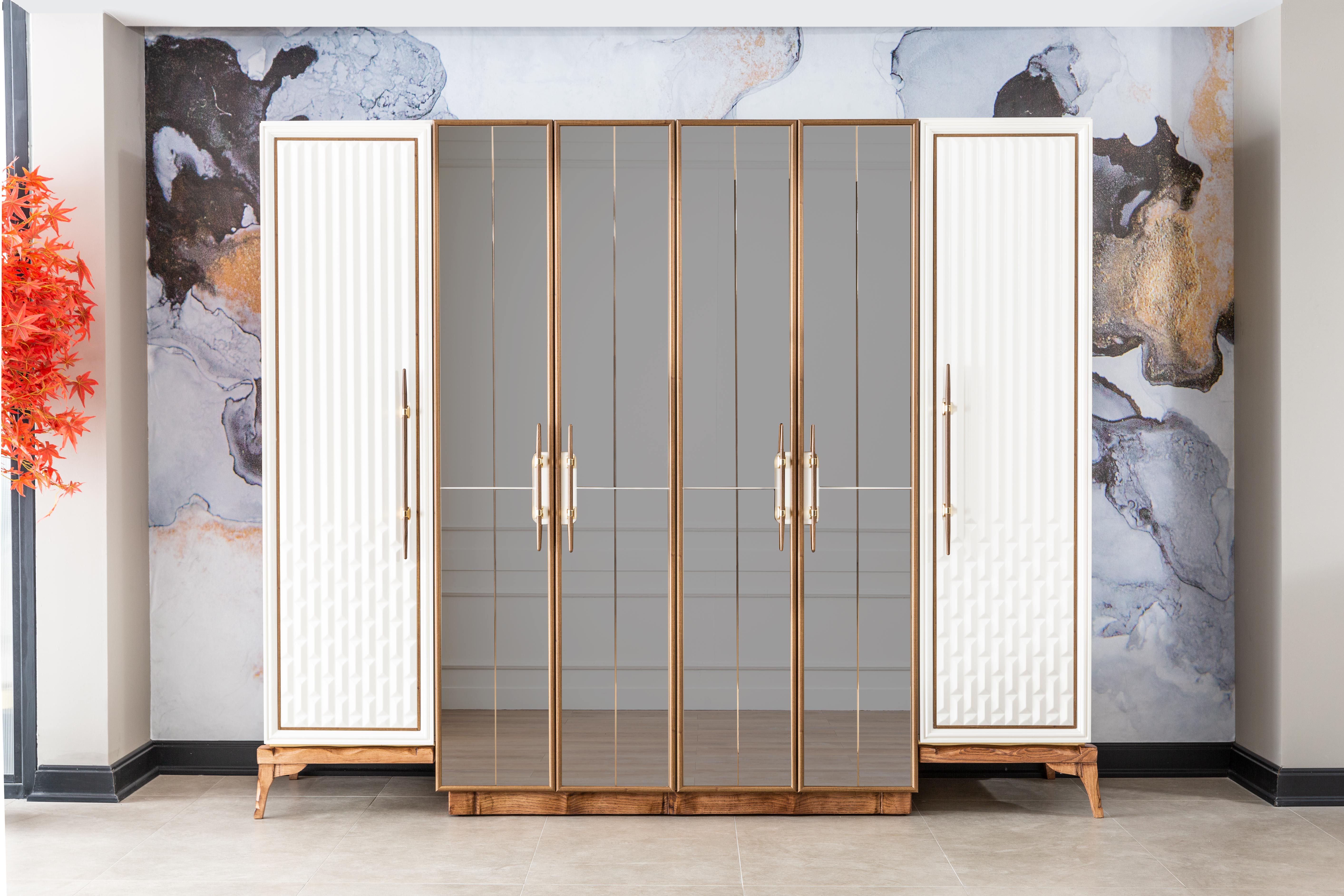 Netline Home Interior Tetra Wardrobe Storage Unit, smart home storage solution with multiple compartments and modern design.