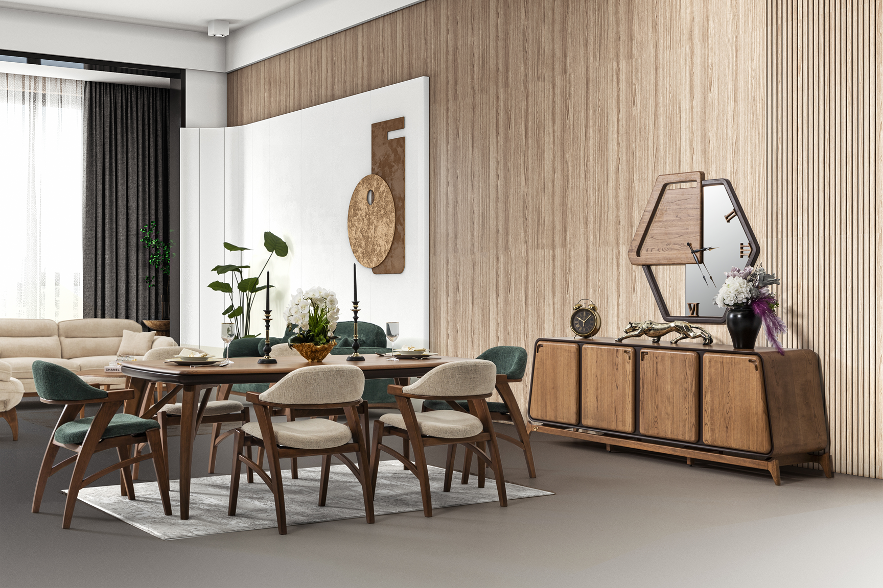 Netline Home Mustang Dining Room Set