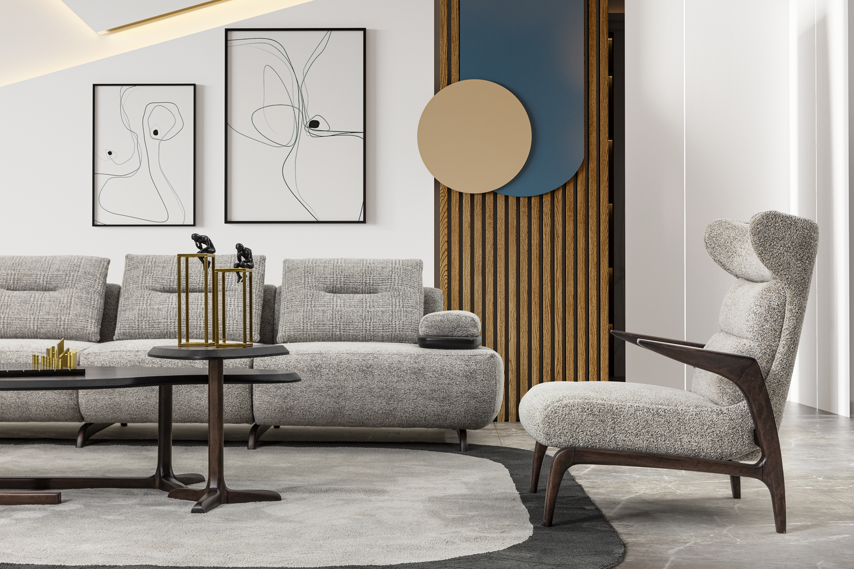 Netline Home Camaro Sofa Set – Modern Elegance with a Bold Presence