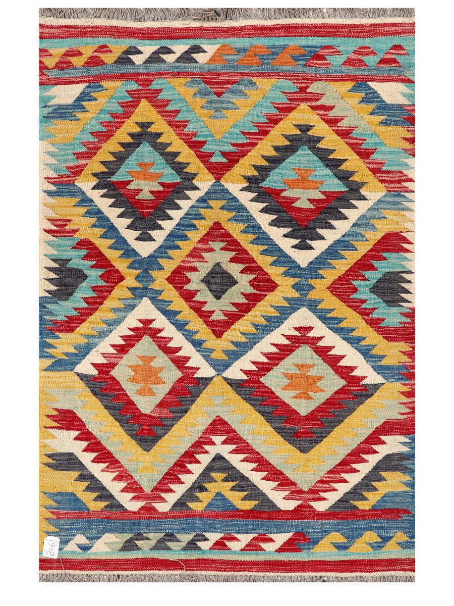 Maimana Afghanistan Kilim Rug - 154 x101 cm